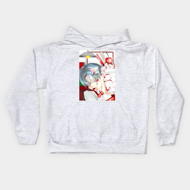 Manhwa Pretty Boy -  Vanilla Frappe Kids Hoodie by Summer_Childe